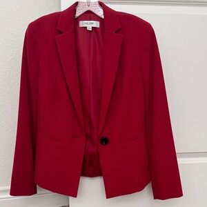 Jones New York Women's Red Blazer